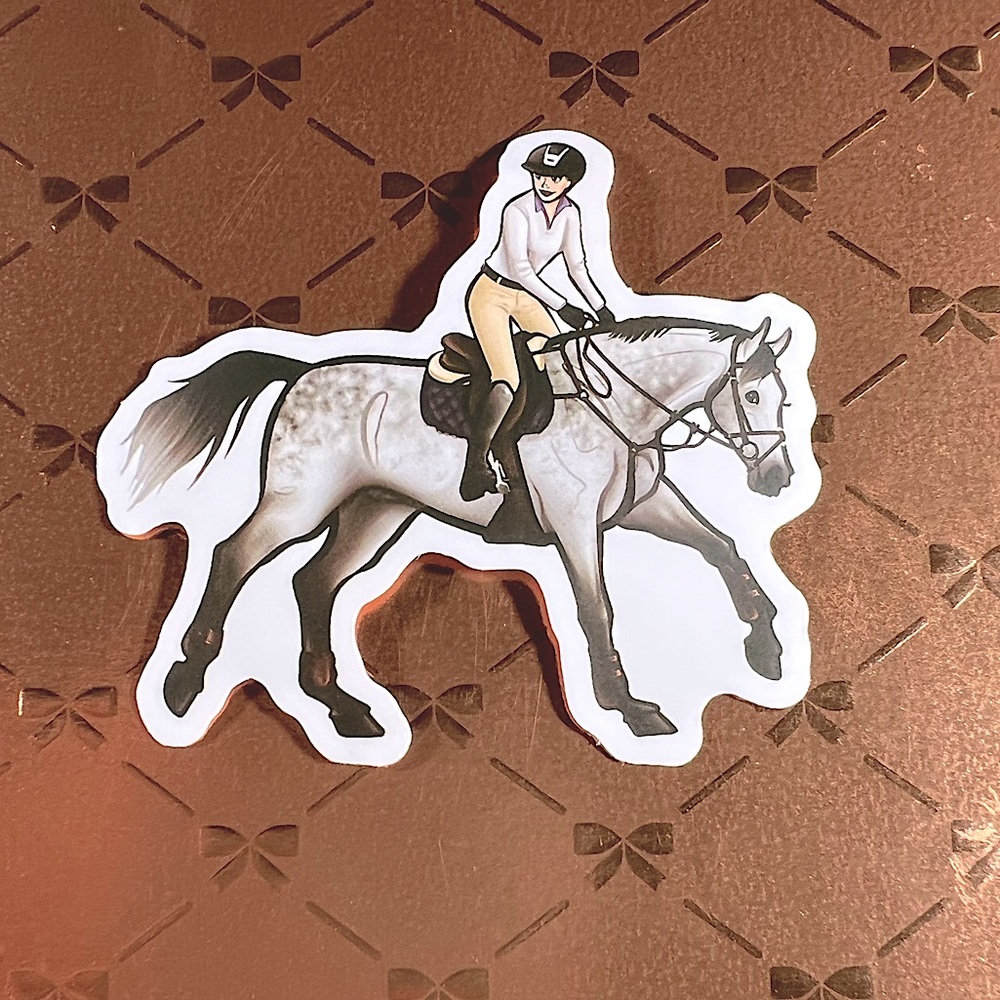 Jumper Equestrian Horse Girl Horse Boy Cowboy CowGirl Single DecorSticker